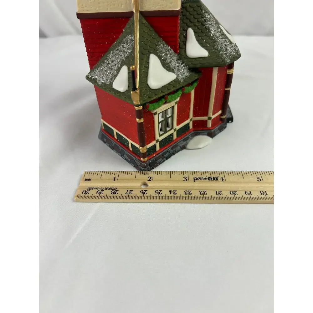 Dept 56 North Pole Santa's Lookout Tower 56294 Retired Lighted Building Box